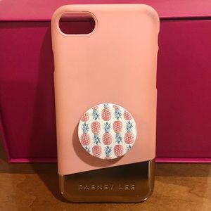 iPhone 7 pink and gold phone case!